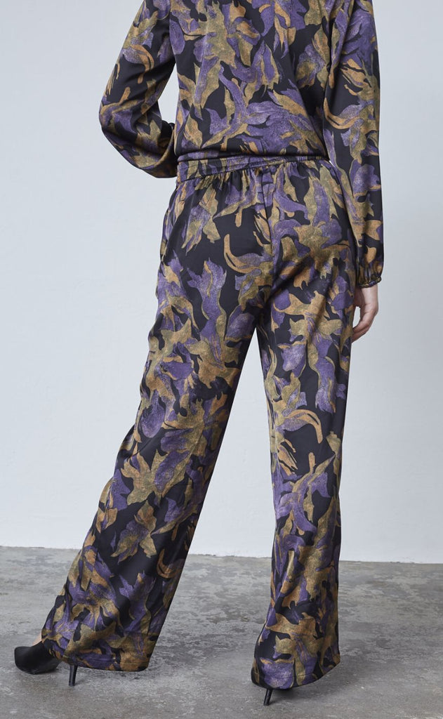 Love&Divine Bukser - Love1024-48 - Black Flower