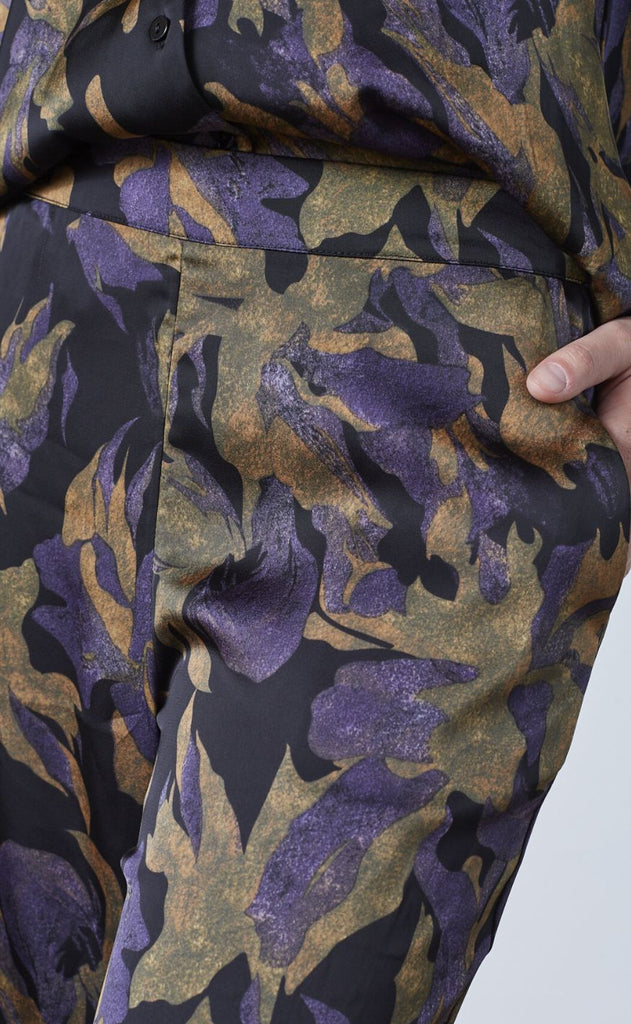 Love&Divine Bukser - Love1024-48 - Black Flower