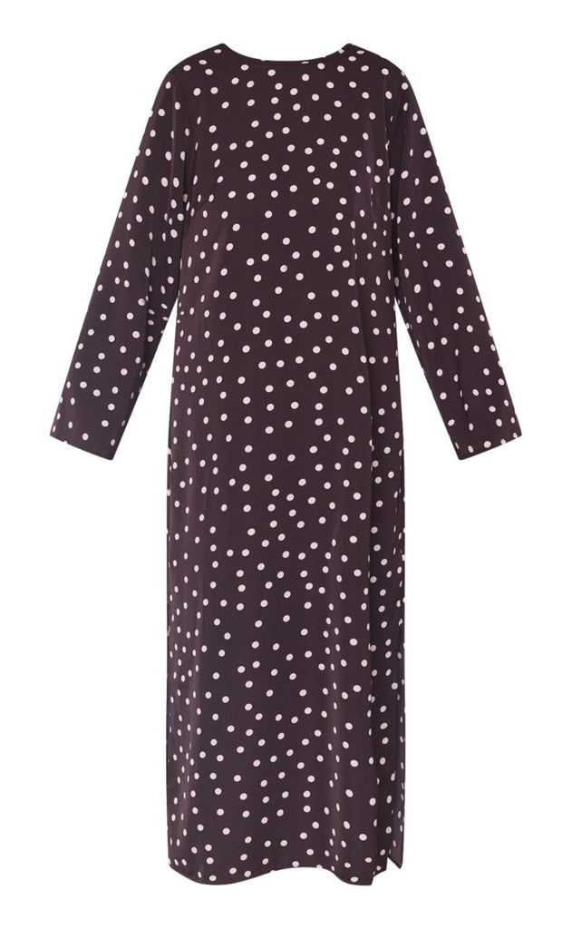 Love&Divine Kjole - Love1421-1 - Bordeaux/Dot