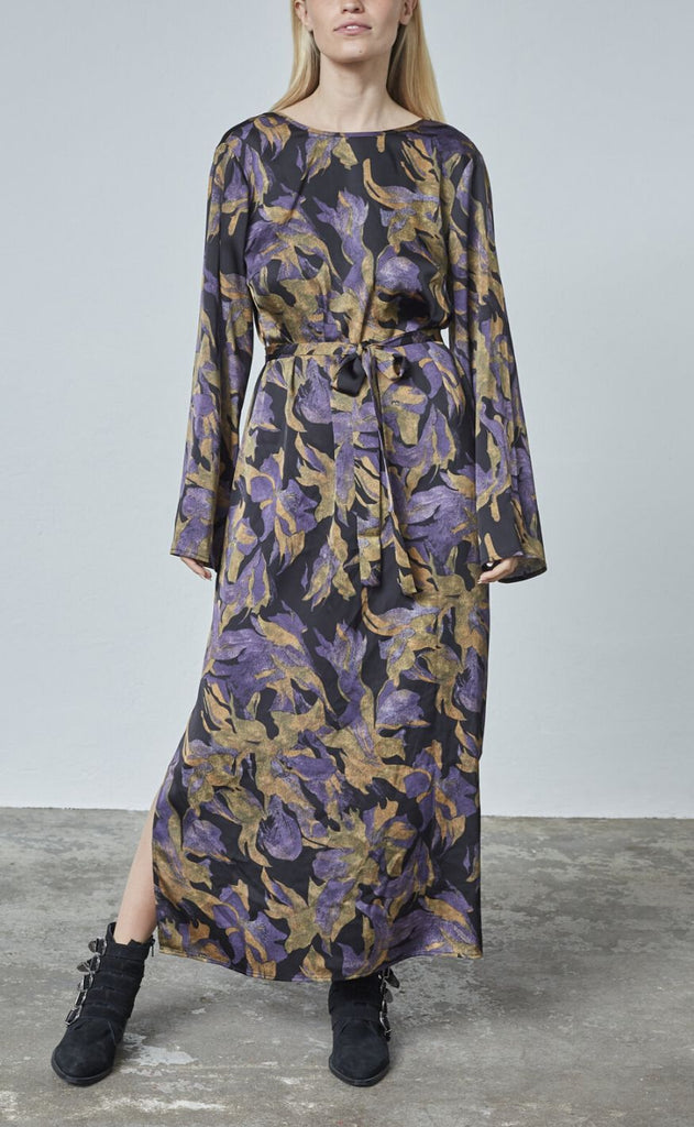 Love&Divine Kjole - Love1421 - Black Flower