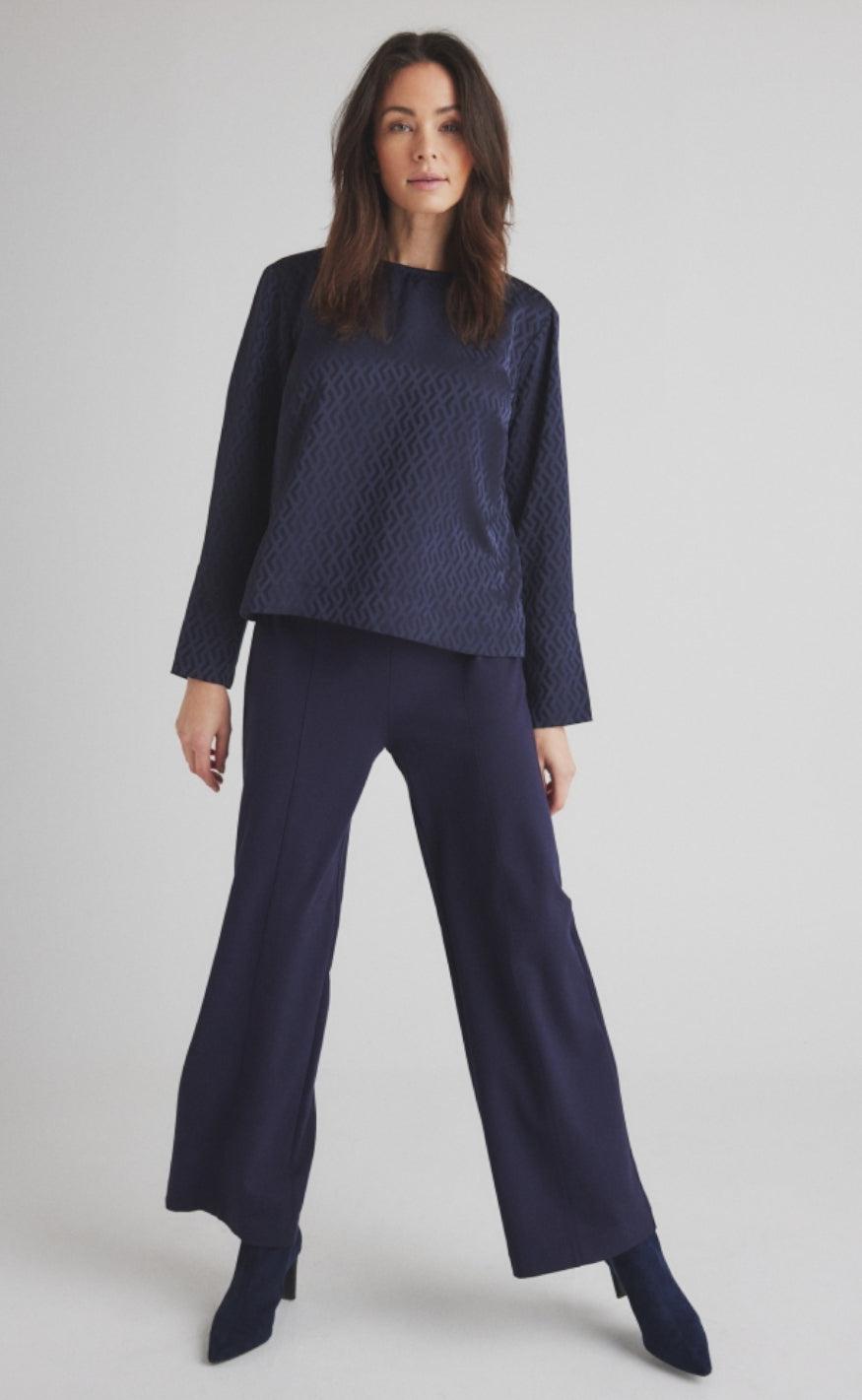 Luxzuz Bluse - Albin - Navy
