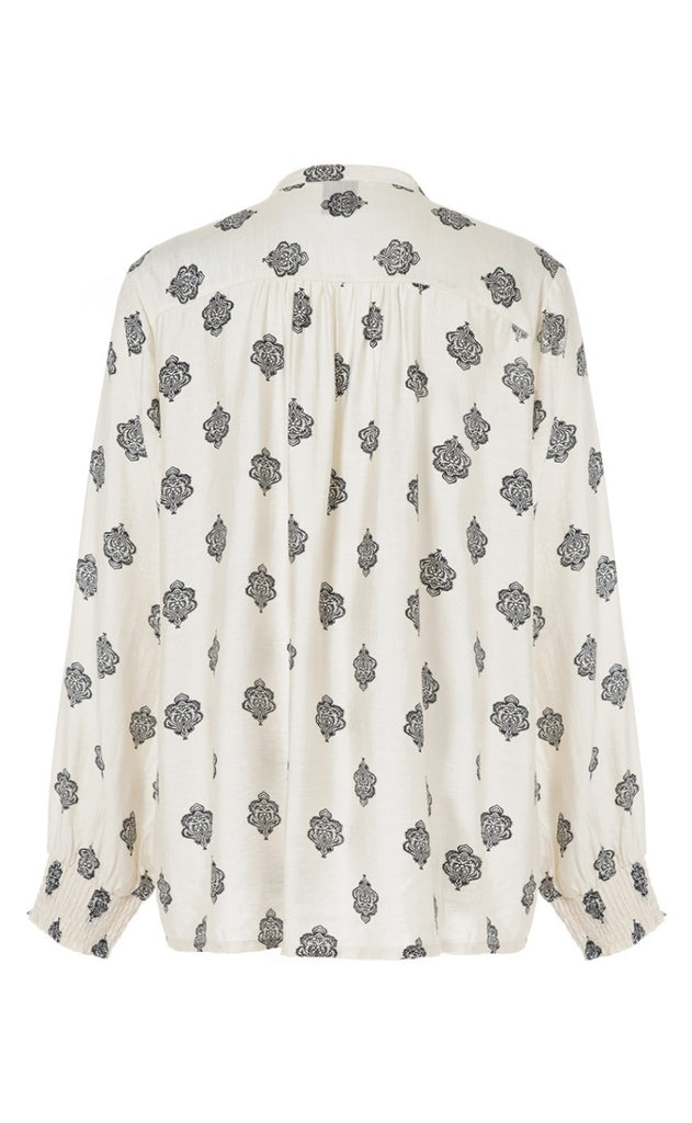 Luxzuz Bluse - Ansigata - Coconut Milk