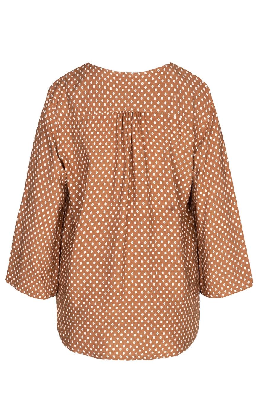 Luxzuz Bluse - August - Cinnamon