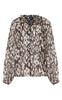 Luxzuz Bluse - Chalina - Coffee Bean