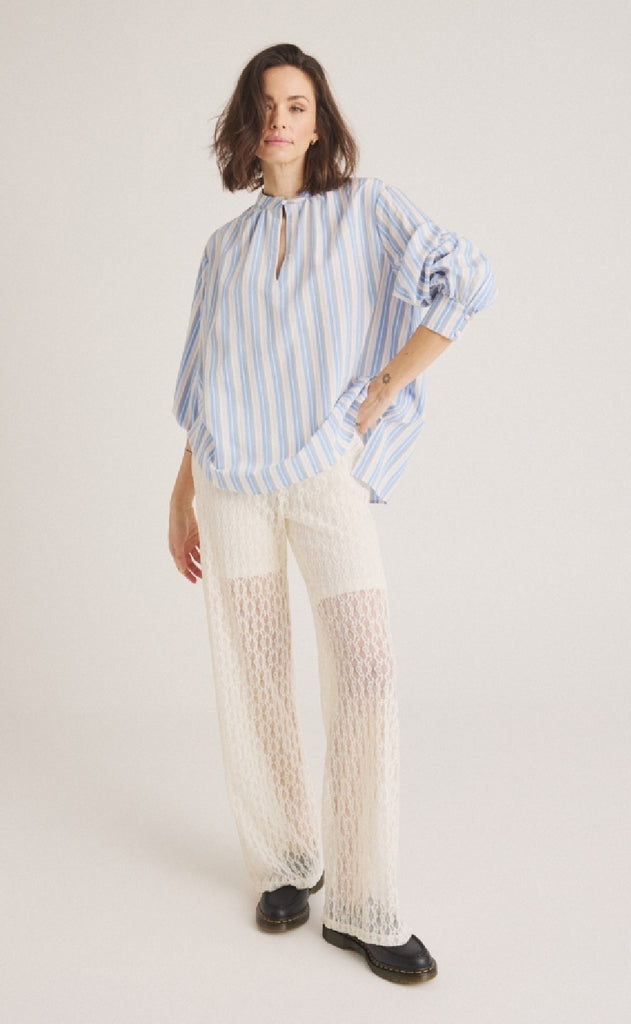 Luxzuz Bluse - Christella - Brunnera Blue