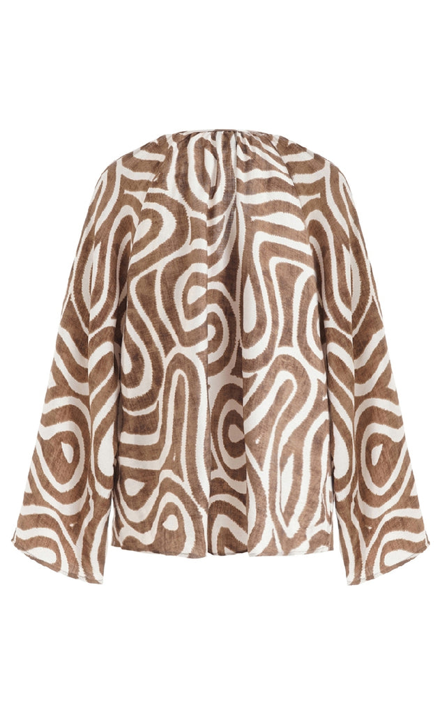 Luxzuz Bluse - Eivoa - Sepia