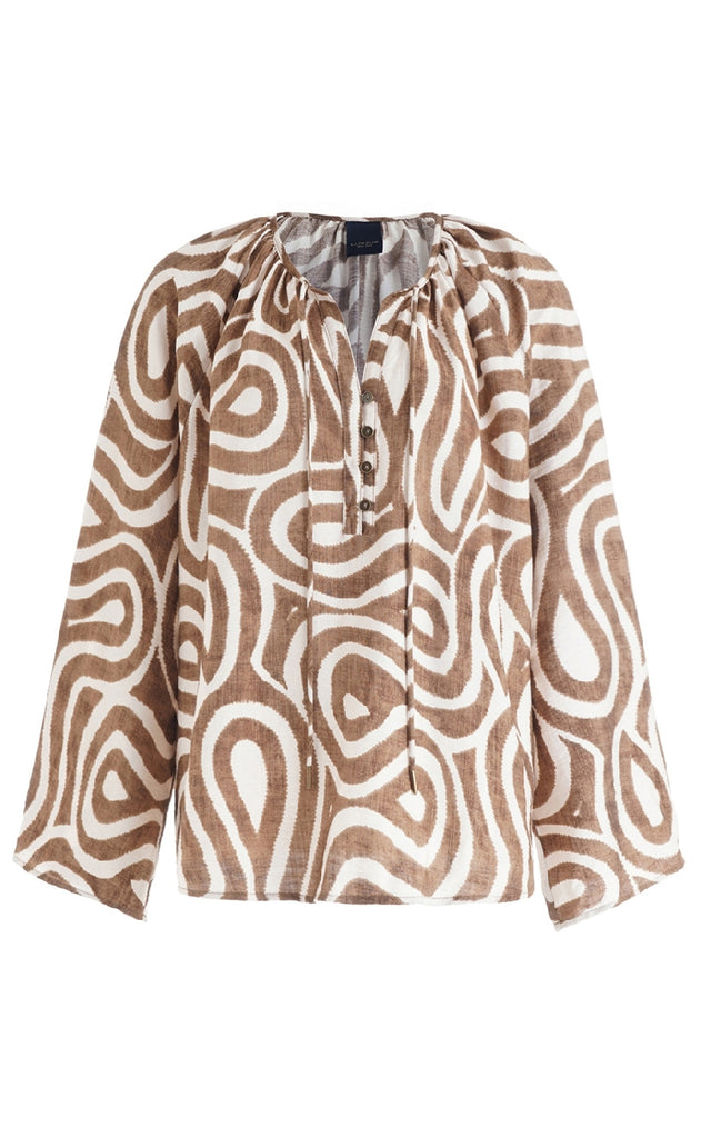 Luxzuz Bluse - Eivoa - Sepia