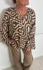 Luxzuz Bluse - Eivoa - Sepia