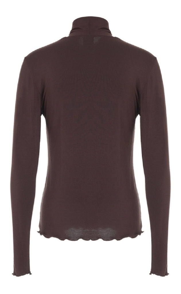 Luxzuz Bluse - Jachio - Coffee Bean