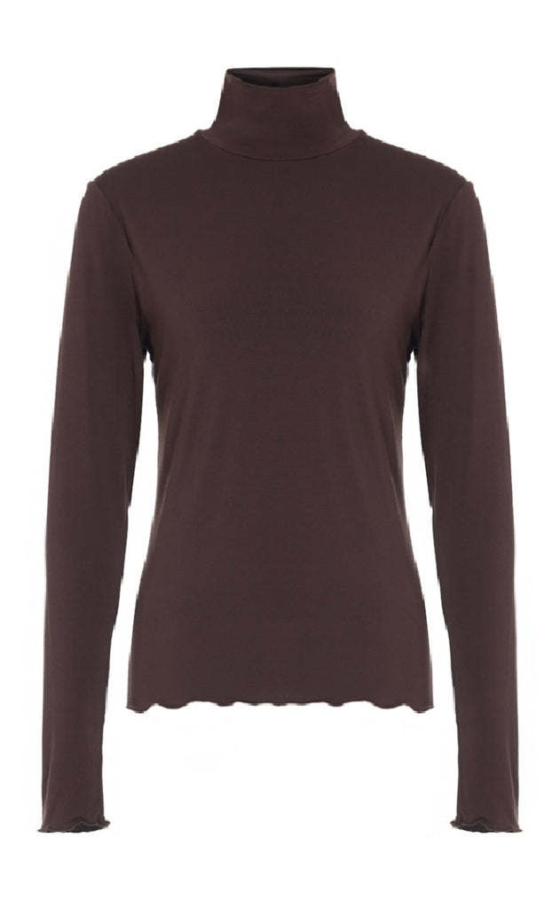 Luxzuz Bluse - Jachio - Coffee Bean