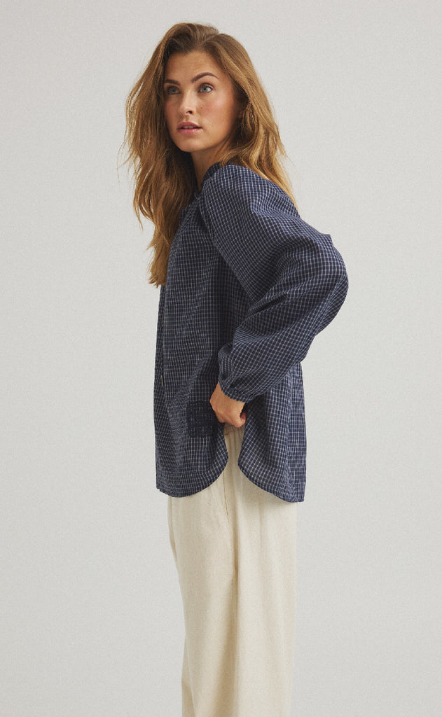 Luxzuz Bluse - Josine - Night Blue