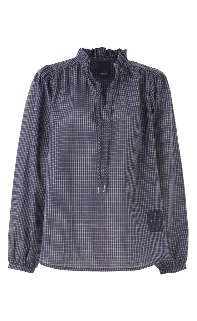 Luxzuz Bluse - Josine - Night Blue