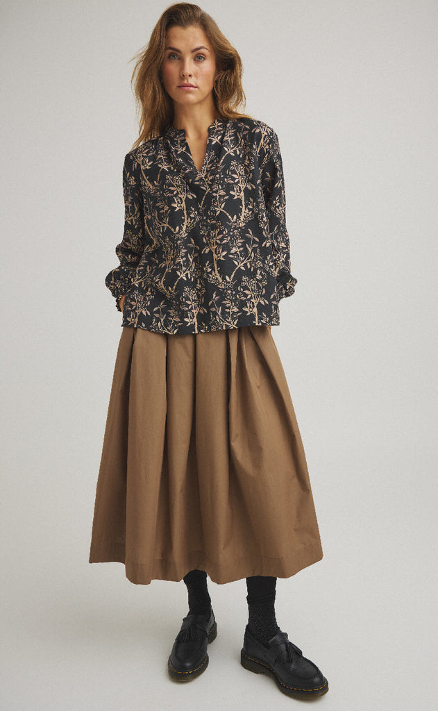 Luxzuz Bluse - Jozi - Caviar