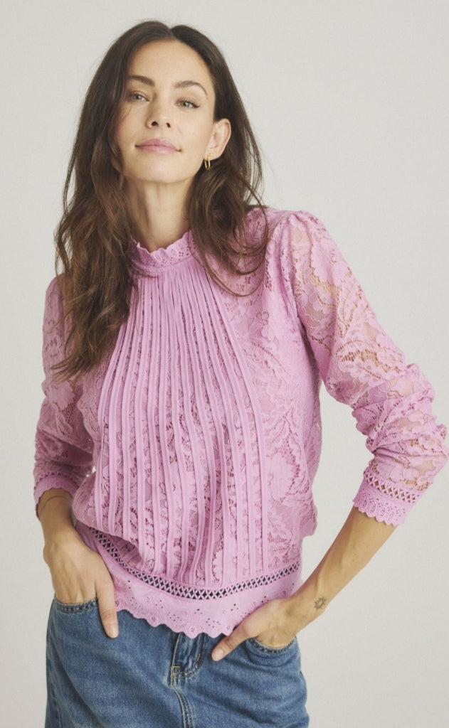 Luxzuz Bluse - Laizy - Pink Nectar