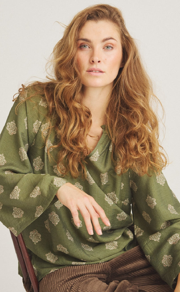 Luxzuz Bluse - Salinas - Loden Green