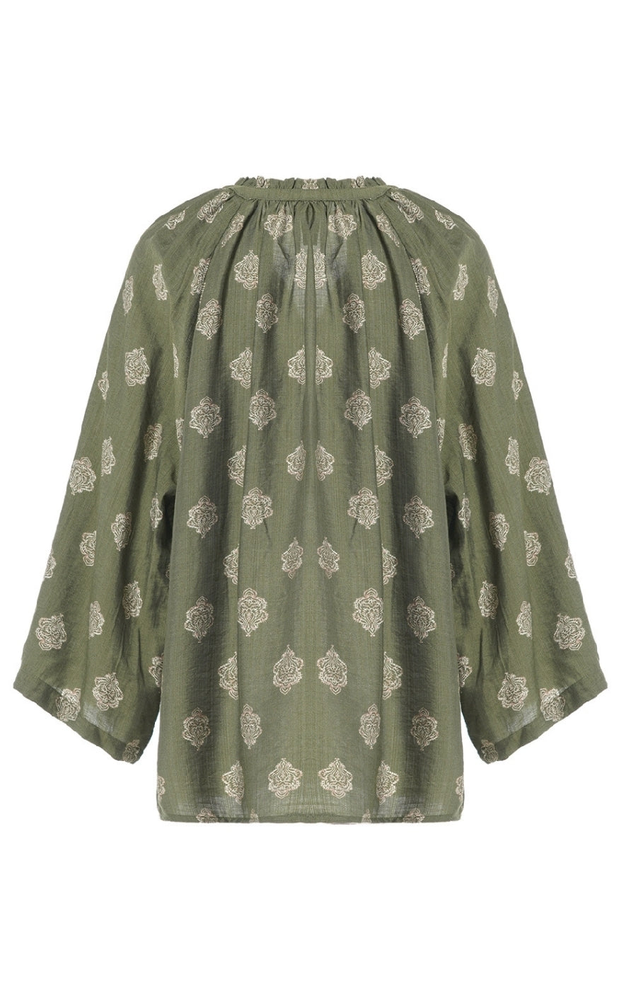 Luxzuz Bluse - Salinas - Loden Green