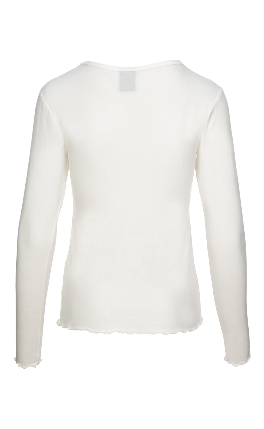 Luxzuz Bluse - Sigba Bamboo - Cream