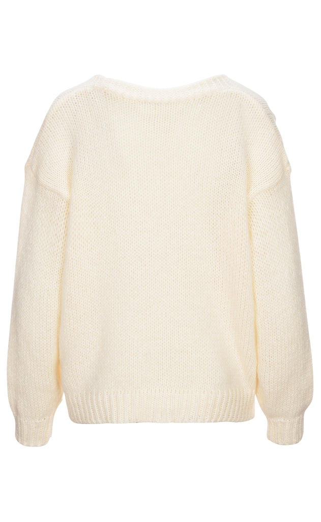 Luxzuz Cardigan - Bendie - Cream