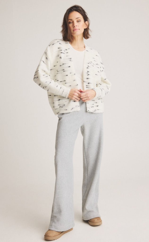 Luxzuz Cardigan - Bett - Salt & Pepper