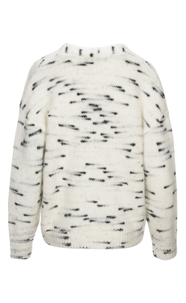 Luxzuz Cardigan - Bett - Salt & Pepper