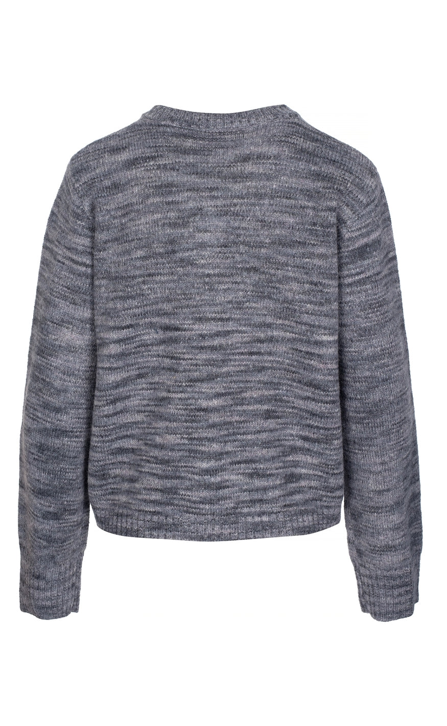 Luxzuz Cardigan - Elida - Dark Shadow