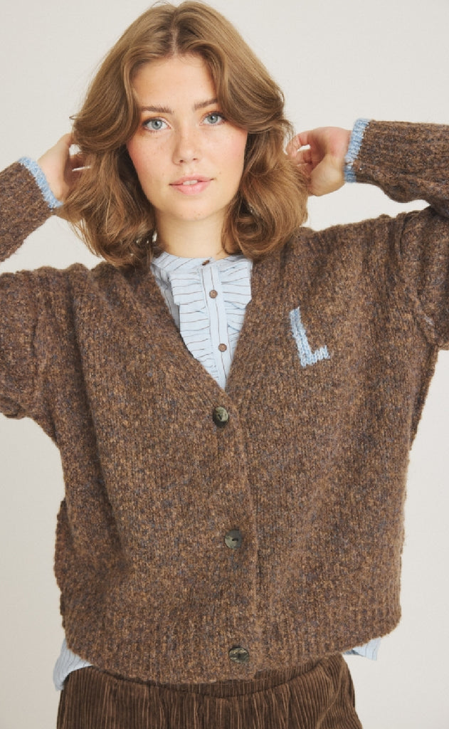 Luxzuz Cardigan - Ellio - Choco Lux