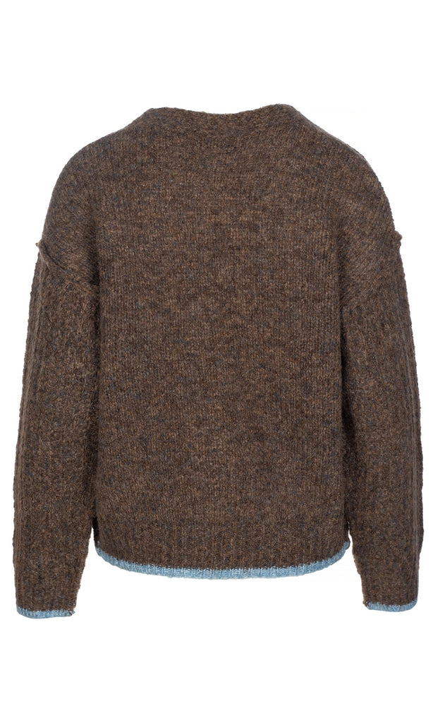 Luxzuz Cardigan - Ellio - Choco Lux