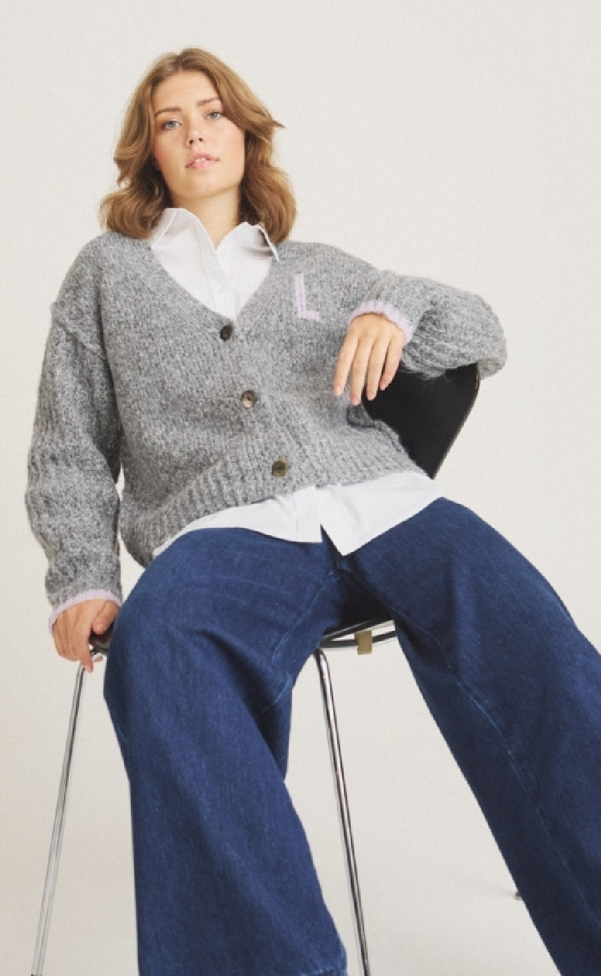Luxzuz Cardigan - Ellio - Meteorite