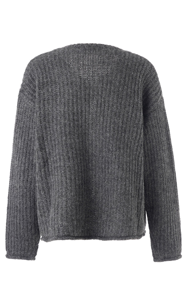 Luxzuz Cardigan - Jeantos - Asphalt