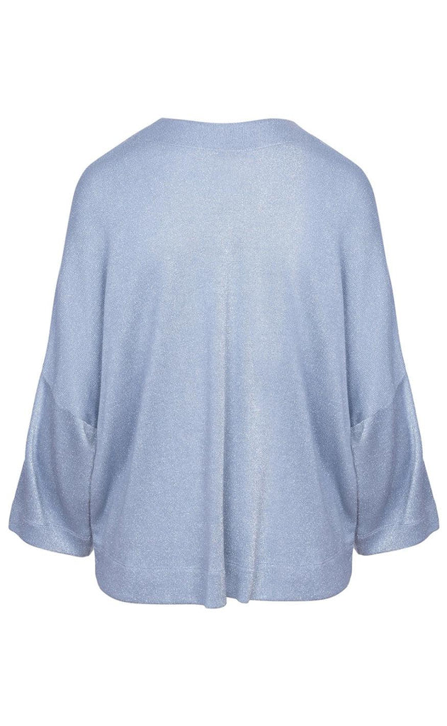 Luxzuz Cardigan - Juliana - Silver Blue