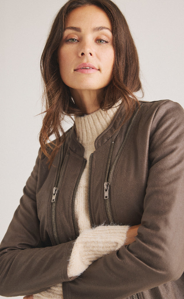 Luxzuz Jakke - Athena Faux - Capers