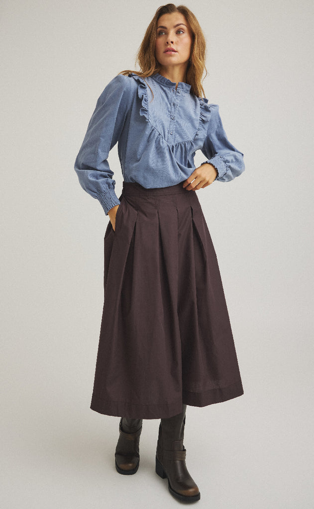 Luxzuz Nederdel - Jansine - Chocolate Plum