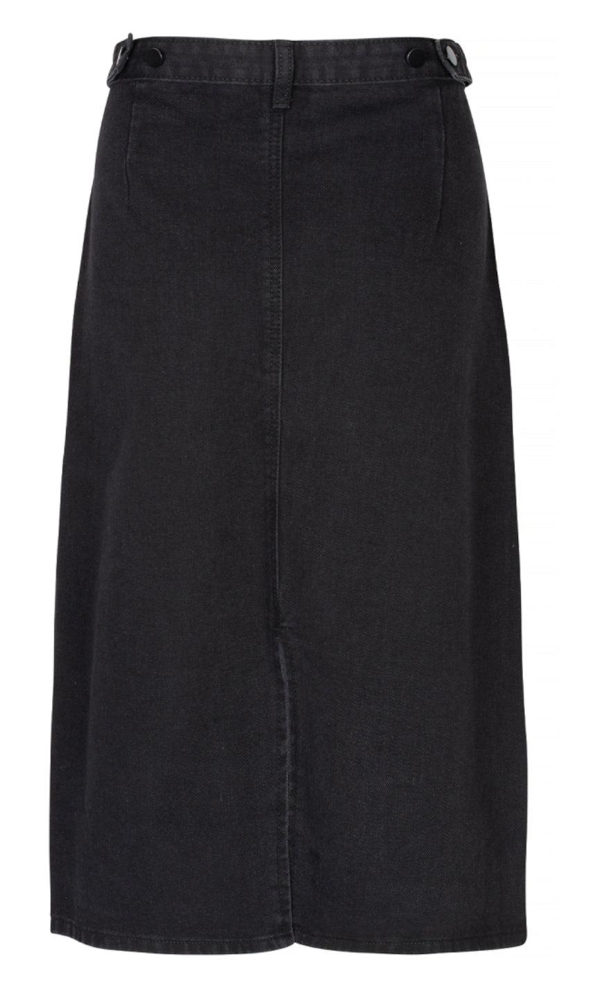 Luxzuz Nederdel - Jeansor - Black