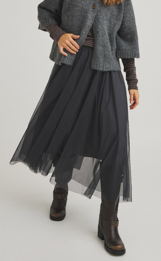 Luxzuz Nederdel - Tullia - India Ink