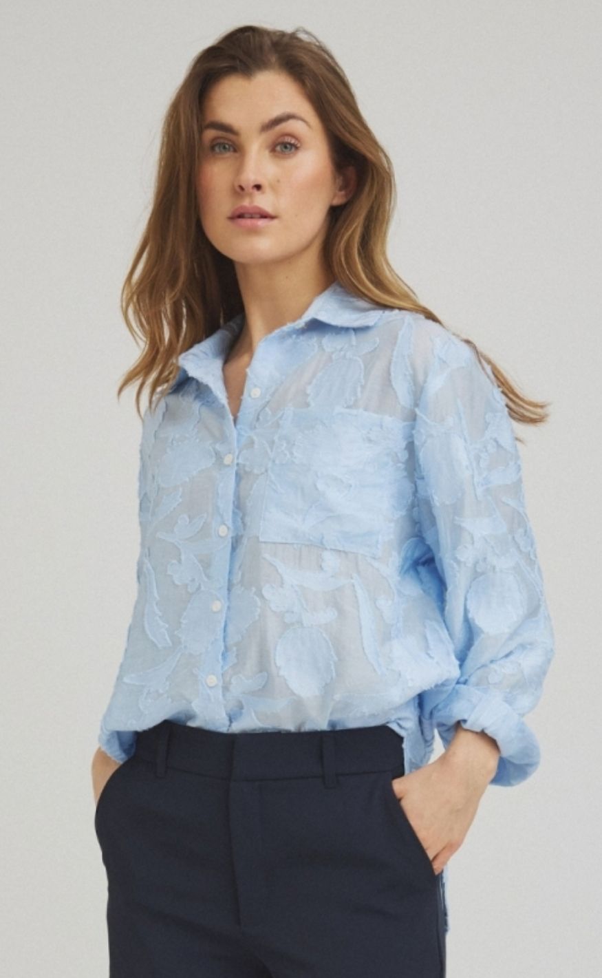 Luxzuz Skjorte - Alita - Light Blue 5010