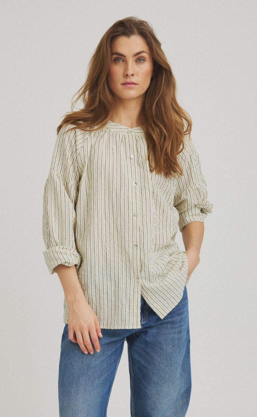 Luxzuz Skjorte - Alita - Soft Yellow 1029