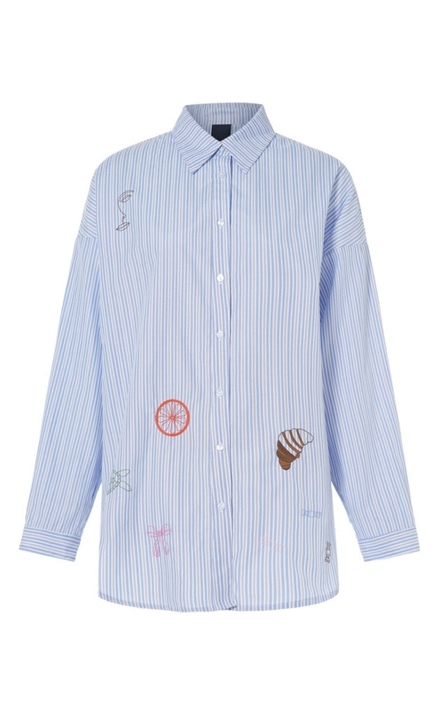 Luxzuz Skjorte - Gertao - Vista Blue