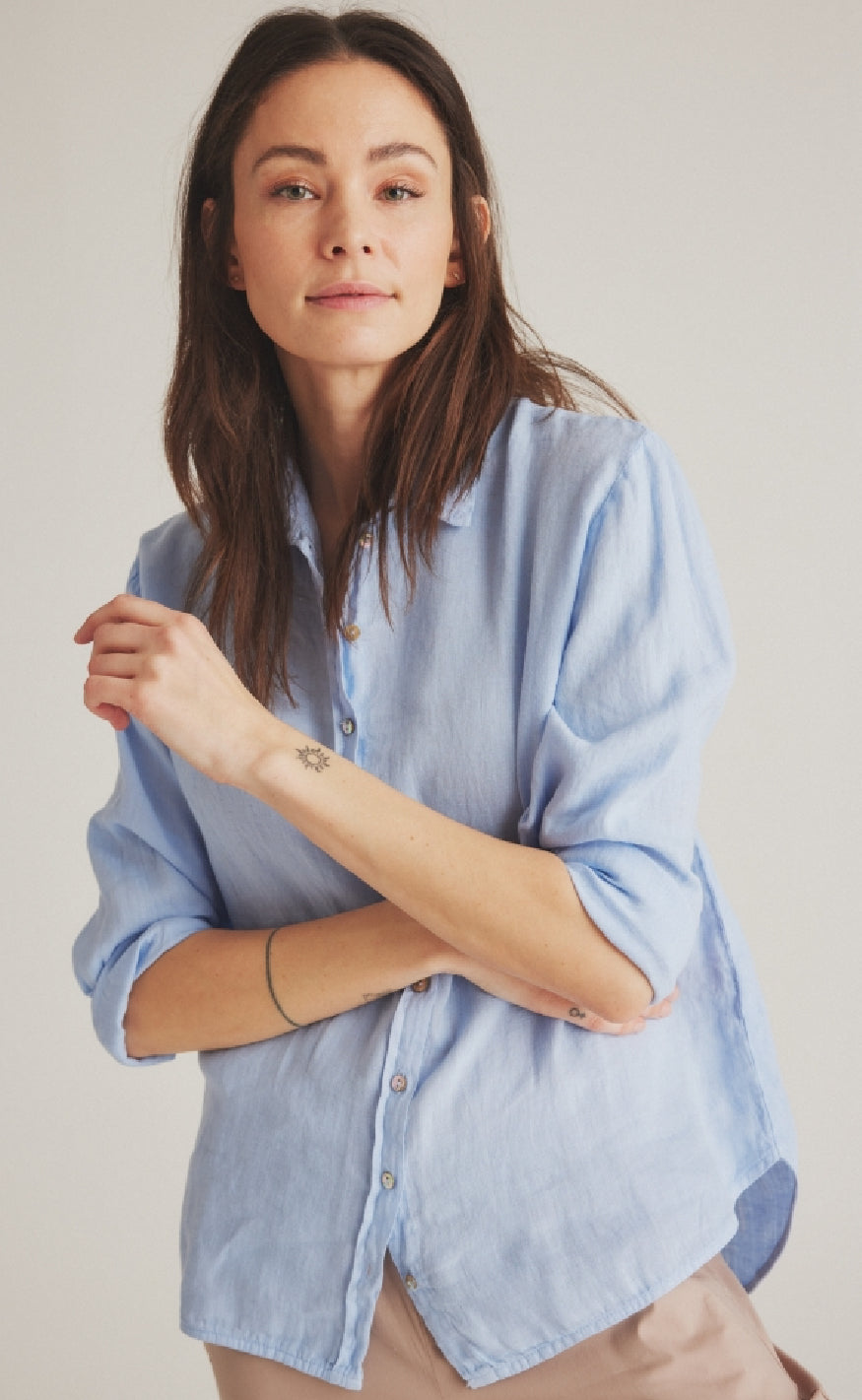 Luxzuz Skjorte - Kitt - Chambray Blue