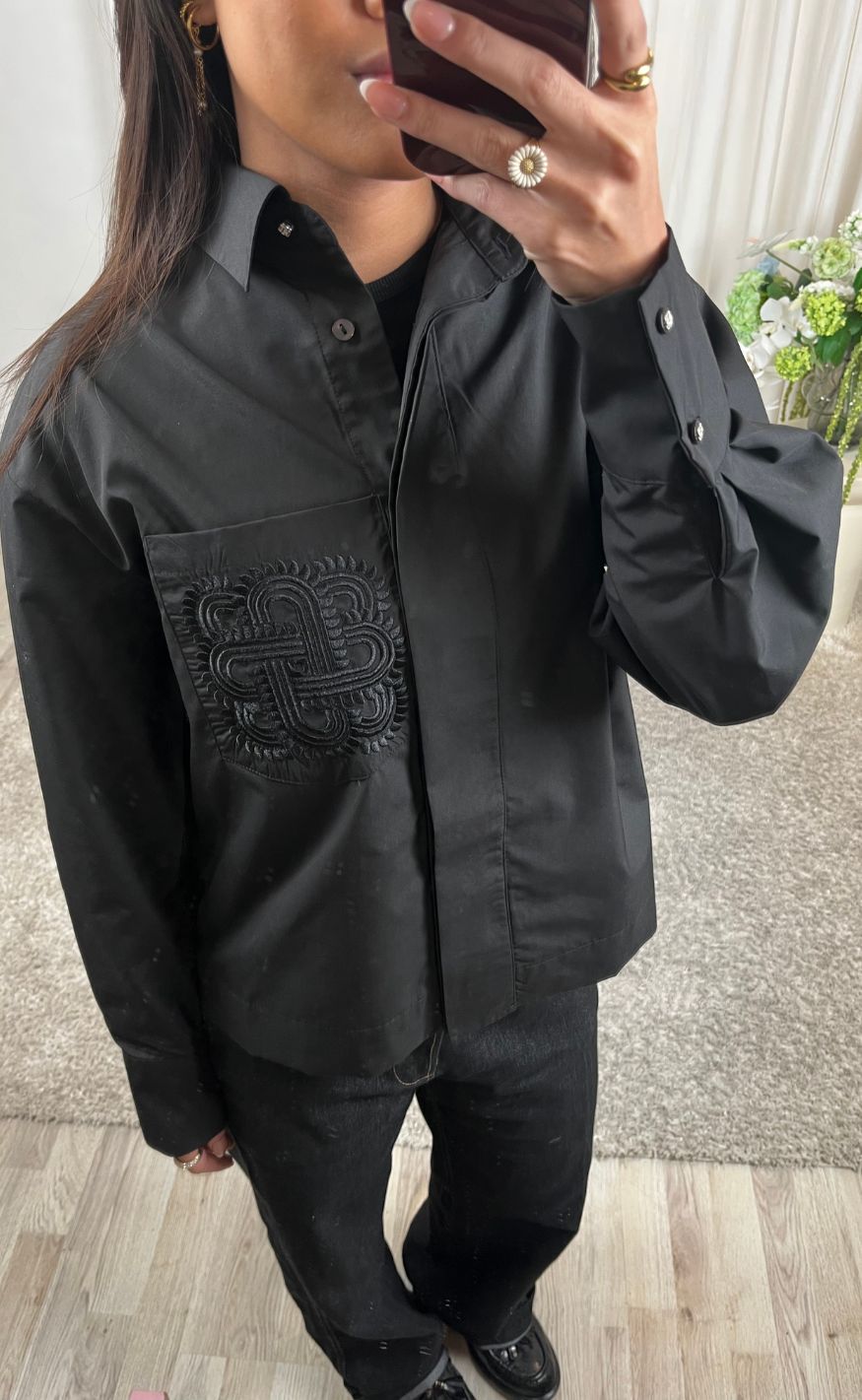 Luxzuz Skjorte - Makiero - 999 Black
