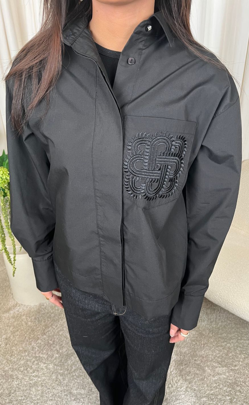 Luxzuz Skjorte - Makiero - 999 Black