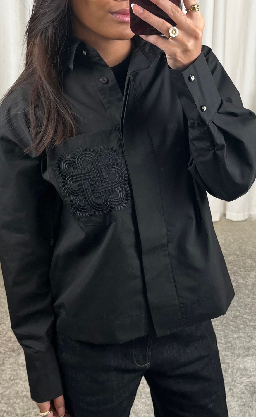 Luxzuz Skjorte - Makiero - 999 Black
