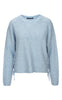 Luxzuz Striktrøje - Albertine - Chambray Blue