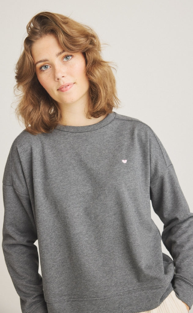 Luxzuz Sweatshirt - Jeanie - Asphalt