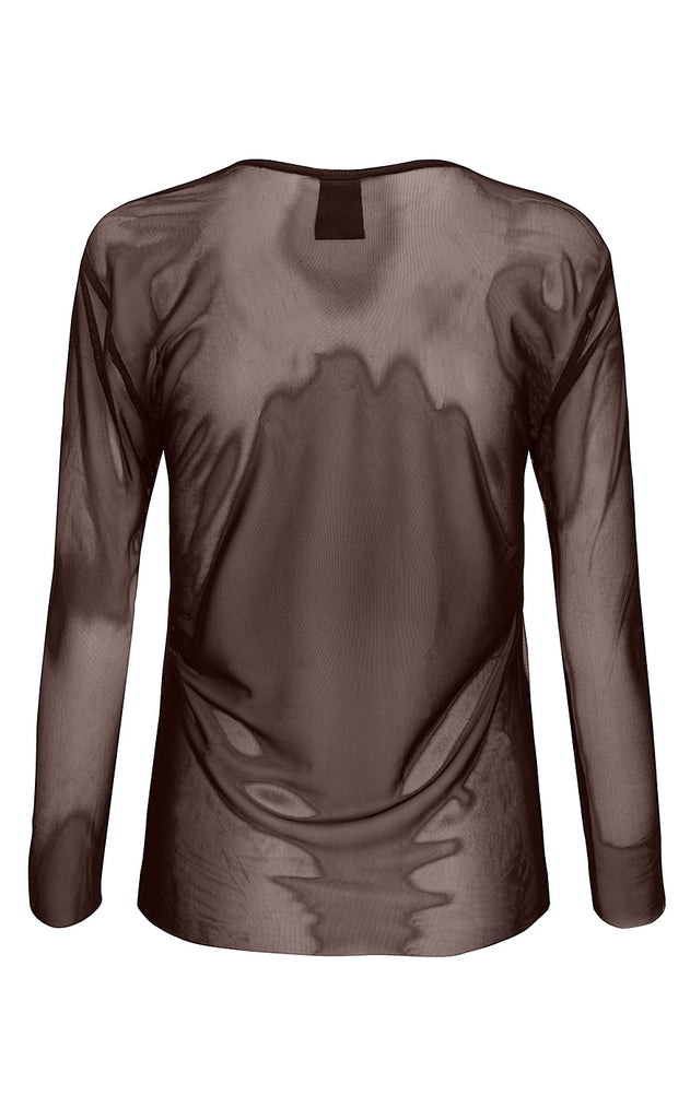 Luxzuz T-Shirt - Sigborg Mesh - Choco Lux