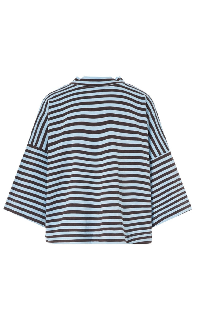 Luxzuz T-shirt - Julia - Chambray Blue