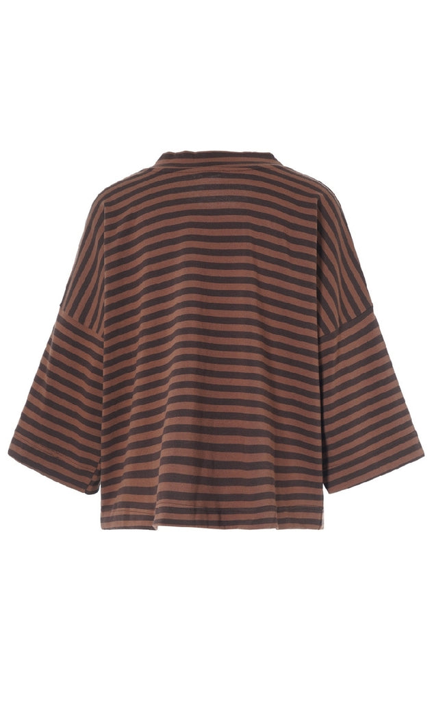 Luxzuz T-shirt - Julia - Coffee Bean