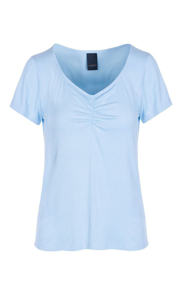 Luxzuz T-shirt - Klaudine - Blue Bell