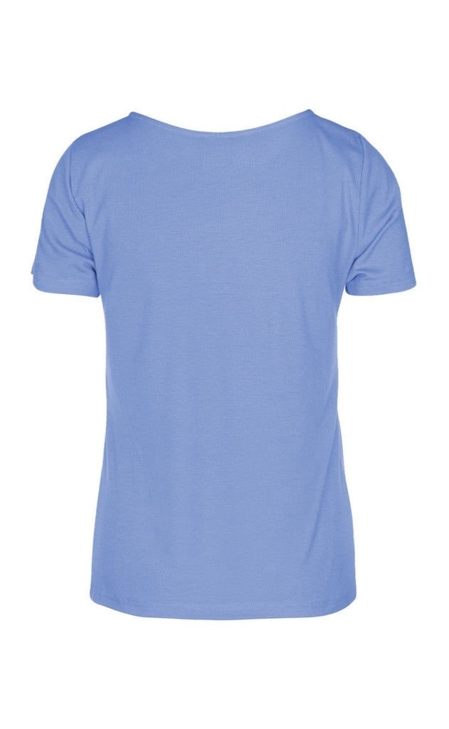 Luxzuz T-shirt - Klaudine - Colony Blue