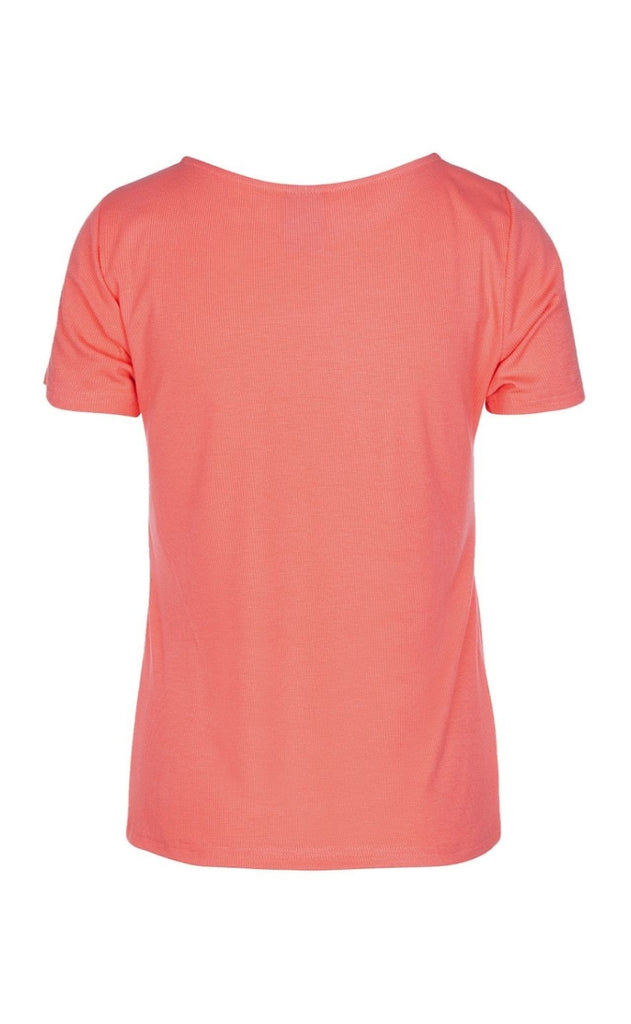 Luxzuz T-shirt - Klaudine - Coral