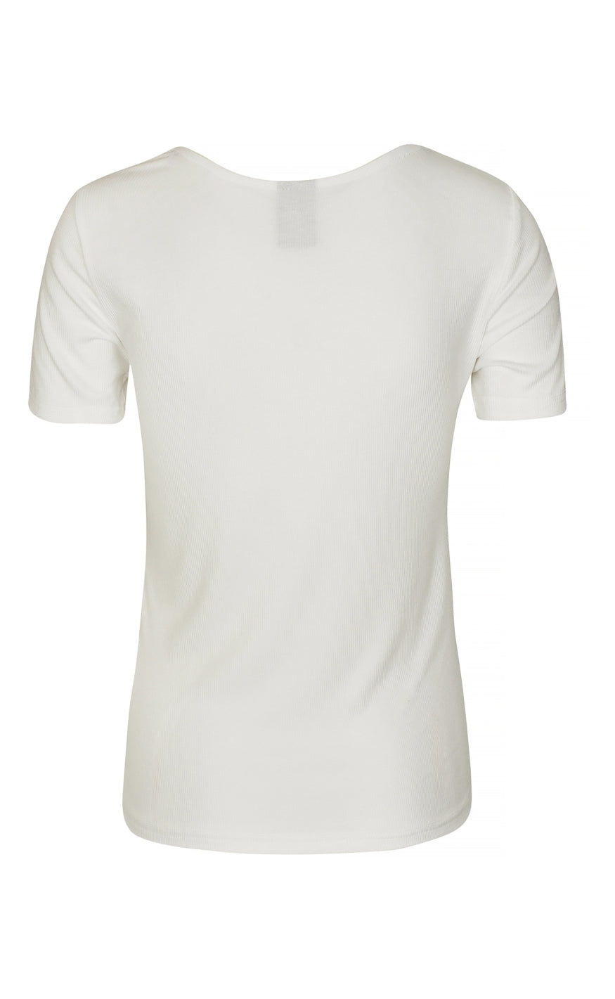 Luxzuz T-shirt - Klaudine - Cream